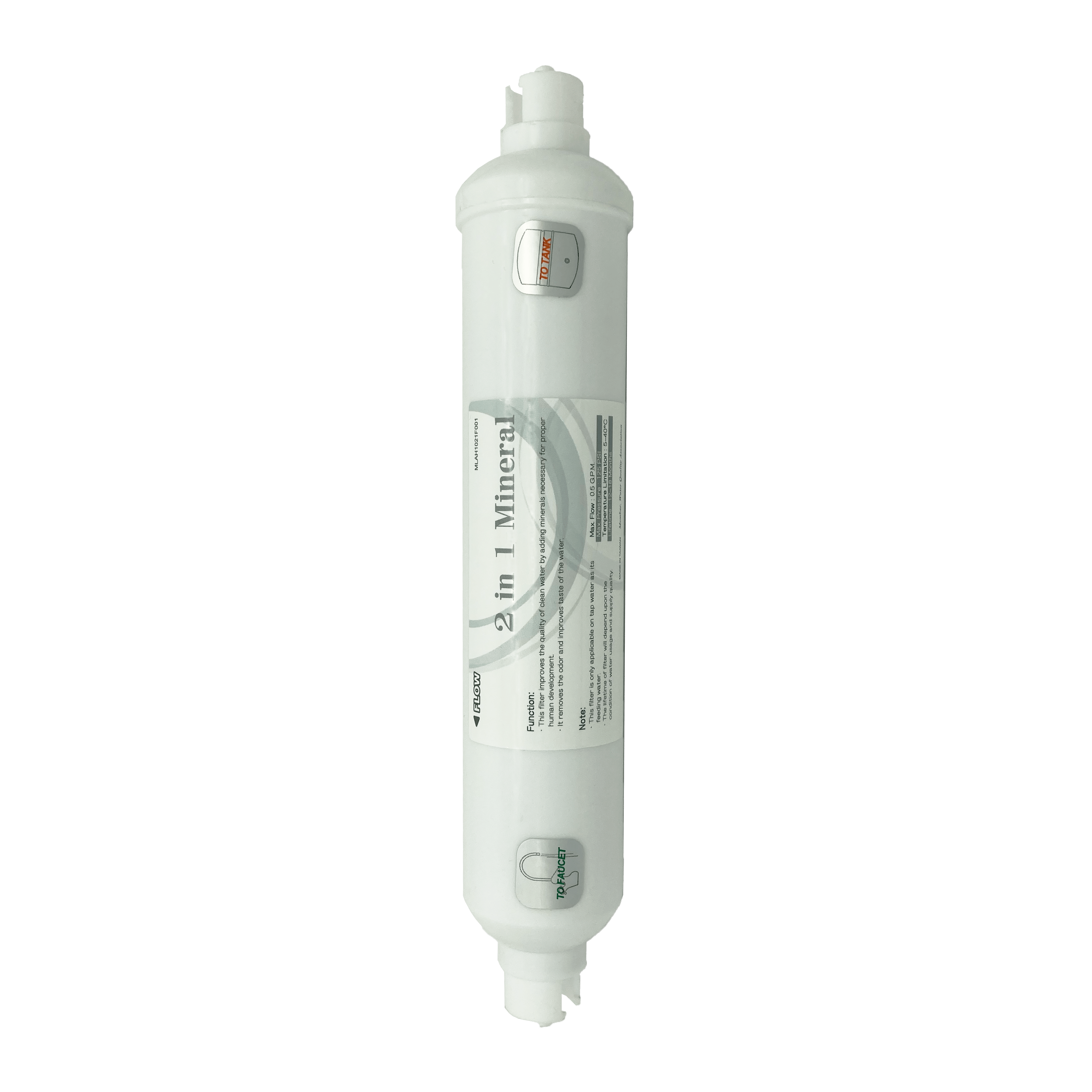 Utószénszűrő 10″ 2in1 (CTO + Mineral) quick