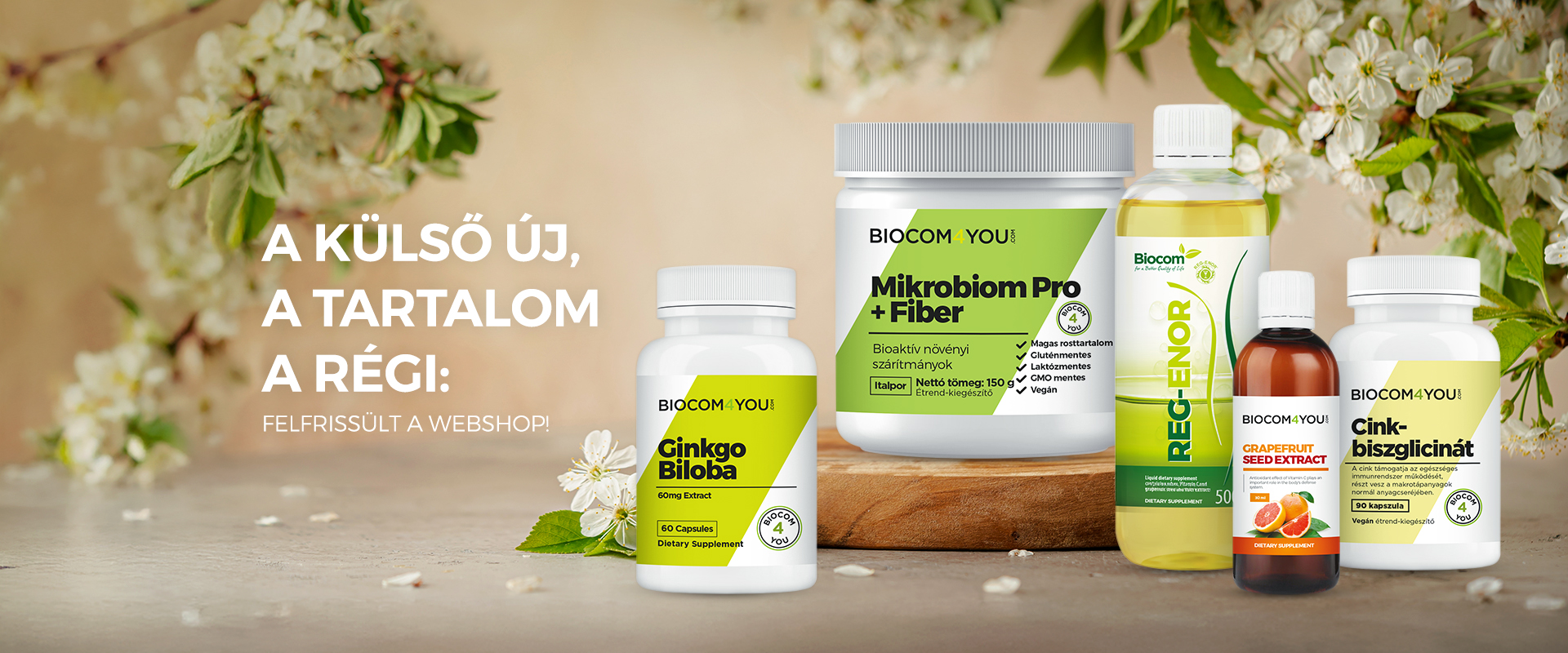 Üdvözlünk a Biocom világában! For a better quality of life